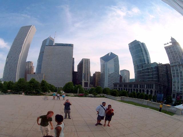 08002 Reflection of Chicago skyline 